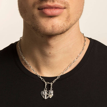 Thomas Sabo Charm-Anhänger Herz mit Krone 925 Sterlingsilber 1544-498-7
